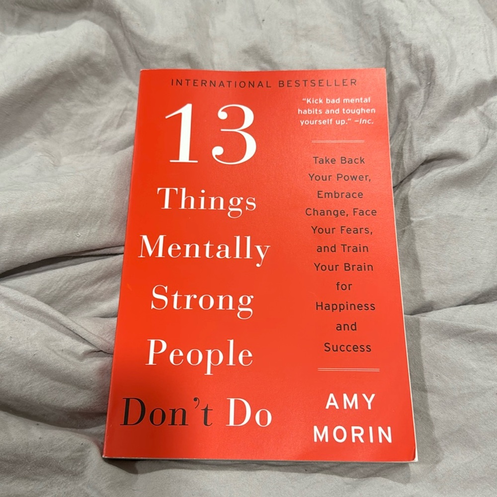 13 things mentally strong people don’t do book